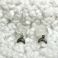 Moon bits Sterling Silver earrings MTO