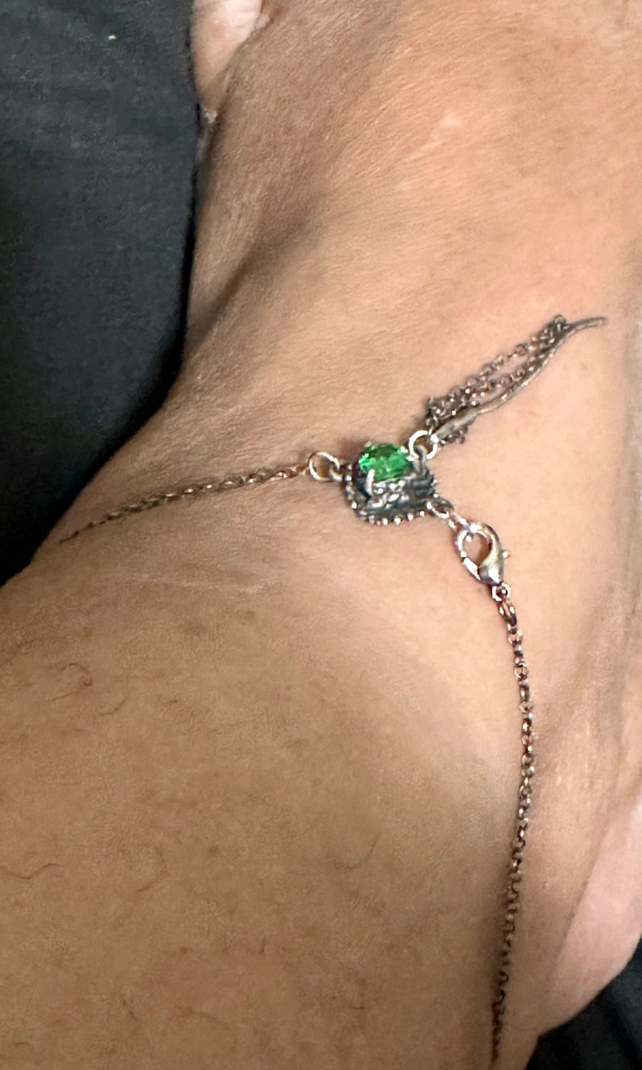 Sterling Silver Bling Anklet MTO
