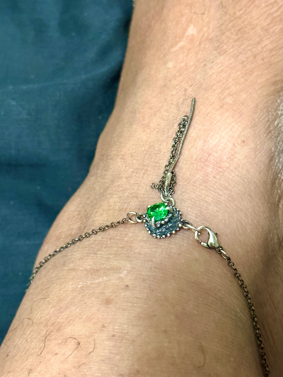 Sterling Silver Bling Anklet MTO