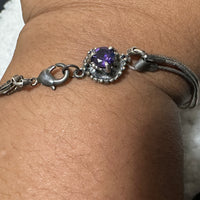 Triple Chains Sterling Silver Bling Anklet MTO