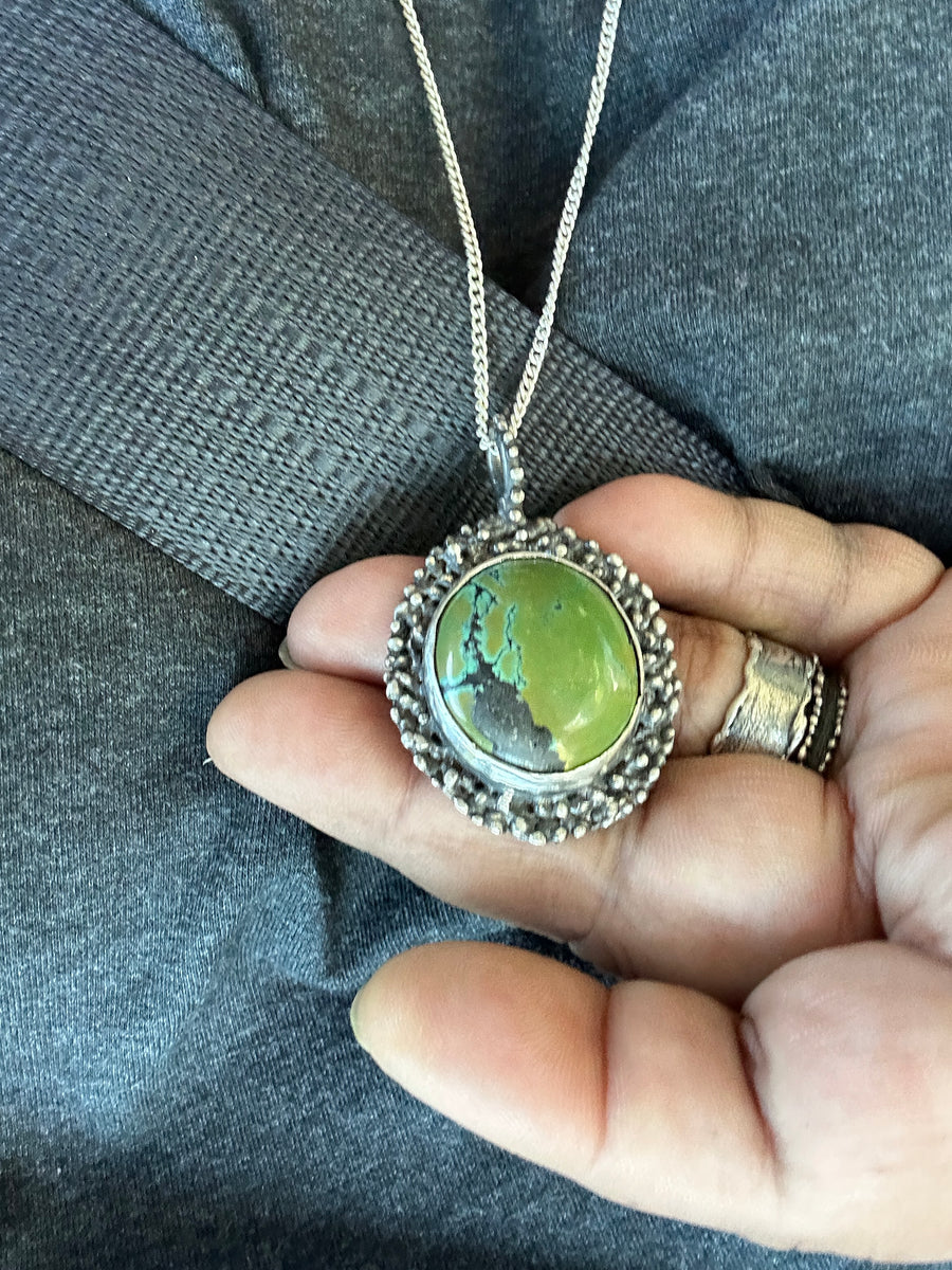 Lil River Hubei Turquoise Sterling Silver Necklace