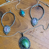 Morenci Turquoise Sterling Silver Necklace