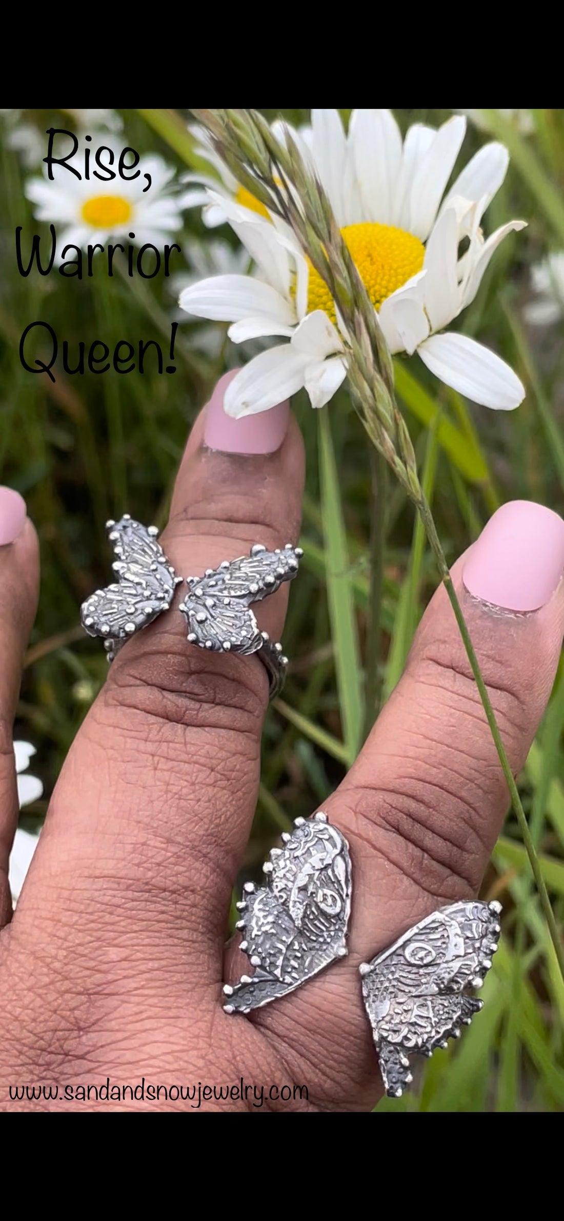 Mumbai Butterfly Sterling Silver Ring  and Montreal Butterfly Ring MTO