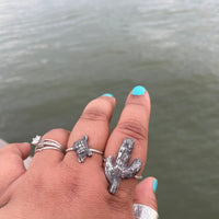 Cactus Sterling Silver Ring or Turtle Sterling Silver Ring - Sand and Snow Jewelry - Rings - Ready to Ship