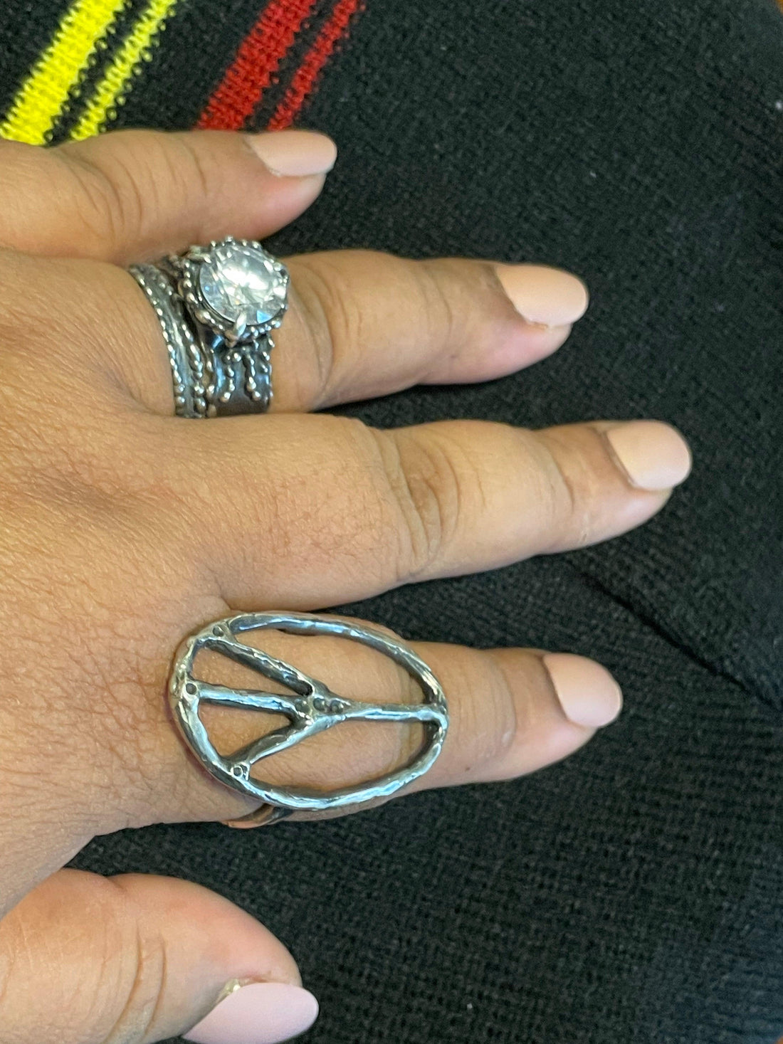 SSJ Peace Ring -MTO - Sand and Snow Jewelry - Rings - Made to Order