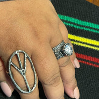 SSJ Peace Ring -MTO - Sand and Snow Jewelry - Rings - Made to Order