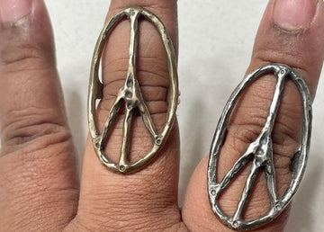 SSJ Peace Ring -MTO - Sand and Snow Jewelry - Rings - Made to Order