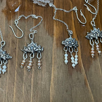 Lotus Pearl Boho Sterling Silver Head pieces - Sand and Snow Jewelry