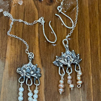 Lotus Pearl Boho Sterling Silver Head pieces - Sand and Snow Jewelry