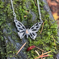 Opal Sterling Silver Butterfly Necklace - Sand and Snow Jewelry - Necklaces - PNW Collection