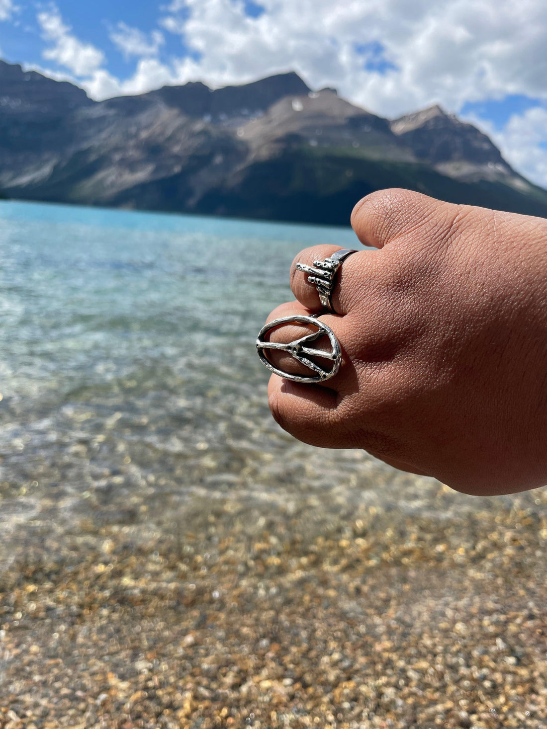 Indus Sterling Silver Ring US Size 10 - Sand and Snow Jewelry -  - Ready to Ship