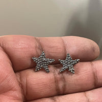 Mini Starry Stud Sterling  Silver Earrings MTO - Sand and Snow Jewelry - Earrings - Made to Order
