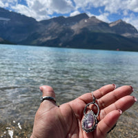 Kohara | Lepidolite Sterling Silver necklace - Sand and Snow Jewelry - Necklaces - One of a Kind