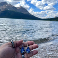 Lapis Lazuli Butterfly Sterling Silver Necklace - Sand and Snow Jewelry