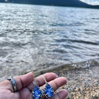 Lapis Lazuli Butterfly Sterling Silver Necklace - Sand and Snow Jewelry