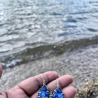 Lapis Lazuli Butterfly Sterling Silver Necklace - Sand and Snow Jewelry