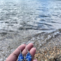 Lapis Lazuli Butterfly Sterling Silver Necklace - Sand and Snow Jewelry