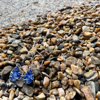 Lapis Lazuli Butterfly Sterling Silver Necklace - Sand and Snow Jewelry