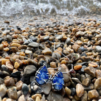 Lapis Lazuli Butterfly Sterling Silver Necklace - Sand and Snow Jewelry