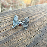 Mumbai Butterfly Sterling Silver Ring US Size 7.5 - Sand and Snow Jewelry - rings - PNW 2