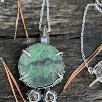 BC Uvarovite Valley Sterling Silver Necklace - Sand and Snow Jewelry - Necklaces - PNW 2