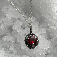 Droplets Small Birthstone Sterling Silver Bling Necklaces - Sand and Snow Jewelry