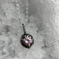 Droplets Small Birthstone Sterling Silver Bling Necklaces - Sand and Snow Jewelry