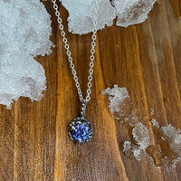 Droplets Small Birthstone Sterling Silver Bling Necklaces - Sand and Snow Jewelry