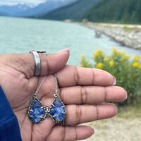 Lapis Lazuli Butterfly Sterling Silver Necklace - Sand and Snow Jewelry