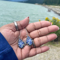 Lapis Lazuli Butterfly Sterling Silver Necklace - Sand and Snow Jewelry