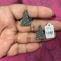 Triangle Droplets Sterling Silver Rings US Sizes 6 and 8 - Sand and Snow Jewelry - Rings - Ready to Ship