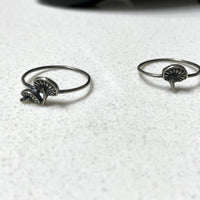 Mini Mushroom Sterling Silver Rings - Sand and Snow Jewelry - Rings - Ready to Ship