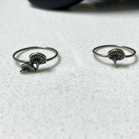 Mini Mushroom Sterling Silver Ring MTO - Sand and Snow Jewelry - Rings - Made to Order