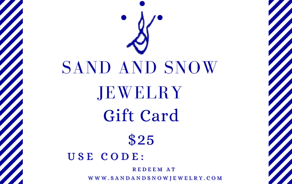 Gift Card | Gift Voucher | Handmade Jewelry Gift Certificate - Sand and Snow Jewelry - Gift Cards - Unisex