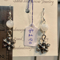 Snowflake Sterling Silver Earrings - Sand and Snow Jewelry